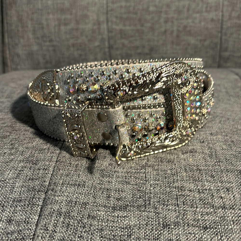 Y2K Rhinestone Belt